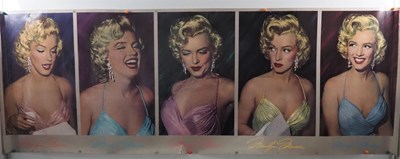 Lot 166 - MARILYN MONROE - commercial banner poster by...