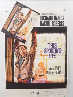 Lot 174 - THIS SPORTING LIFE (1963) - UK one sheet...