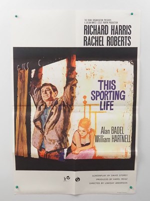 Lot 174 - THIS SPORTING LIFE (1963) - UK one sheet...