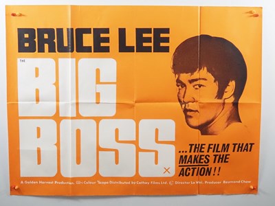 Lot 2 - BRUCE LEE 'THE BIG BOSS' (1971) A UK Quad film...