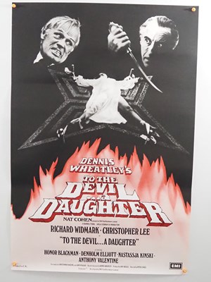 Lot 203 - TO THE DEVIL A DAUGHTER (1976) - UK one sheet...