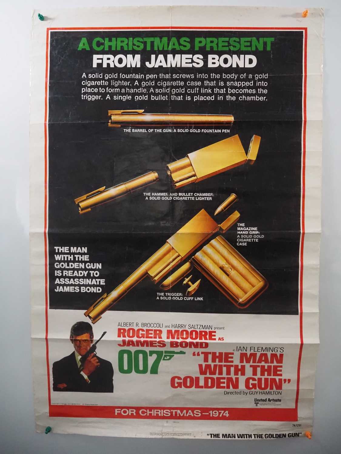 Lot 215 - JAMES BOND: THE MAN WITH THE GOLDEN GUN