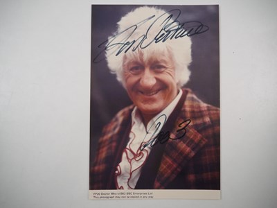 Lot 230 - A group of DOCTOR WHO autographs comprising...