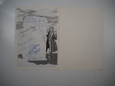 Lot 230 - A group of DOCTOR WHO autographs comprising...
