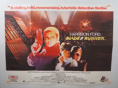 Lot 235 - BLADERUNNER (1982) UK Quad film poster for...