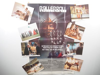 Lot 250 - ROLLERBALL (1975) - A US one sheet movie...