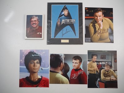 Lot 259 - A group of STAR TREK related 10" x 8"...