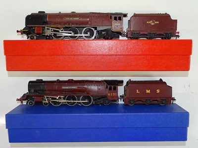 Lot 546 - A pair of HORNBY DUBLO Duchess Class steam...