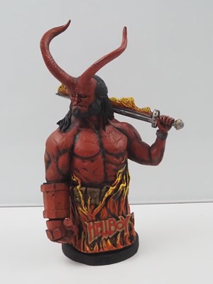 Lot 289 - DARREN RIX - HELLBOY - A hand made and painted...