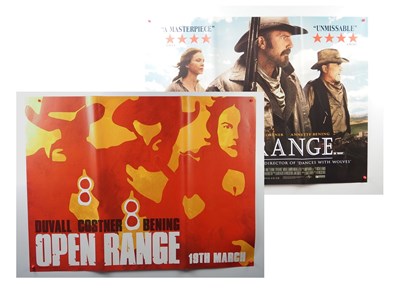 Lot 305 - OPEN RANGE (2003) - A pair of UK Quad movie...