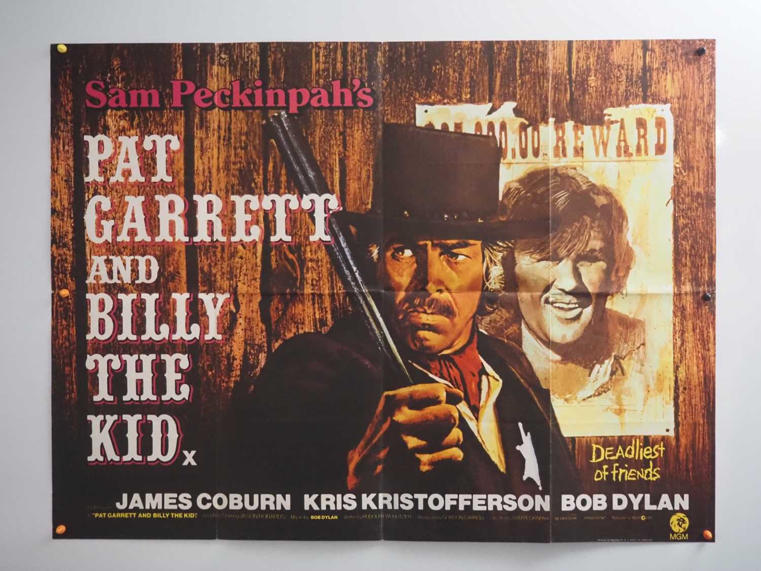 Lot 311 - PAT GARRETT AND BILLY THE KID (1973) British