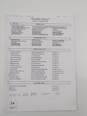 Lot 333 - DOUBLE DOWN (2007) - A group of memorabilia...