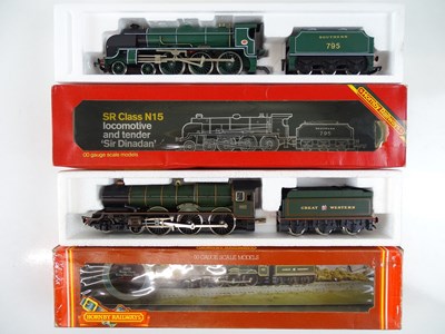 Lot 555 - A pair of HORNBY OO Gauge steam locomotives...