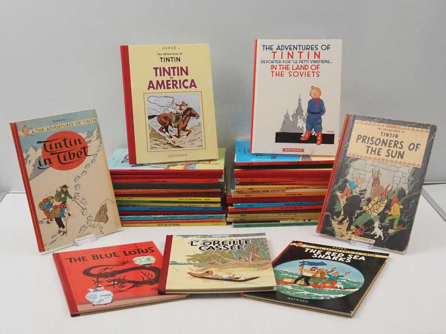 Lot 37 - A large quantity of TINTIN: THE ADVENTURES OF...
