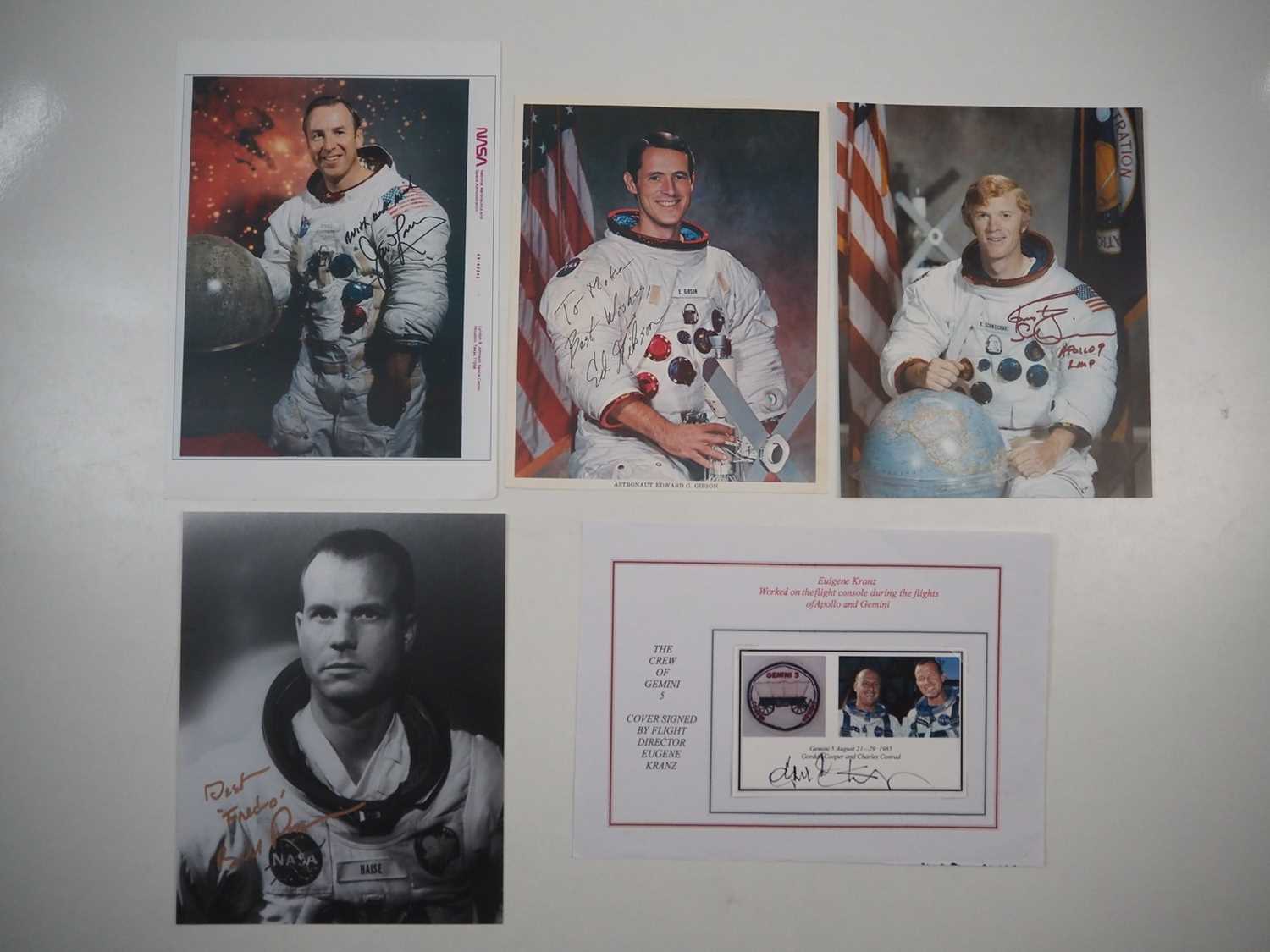 Lot 375 - A group of mixed NASA related autographs...