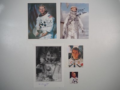 Lot 376 - A group of space related autographs comprising...