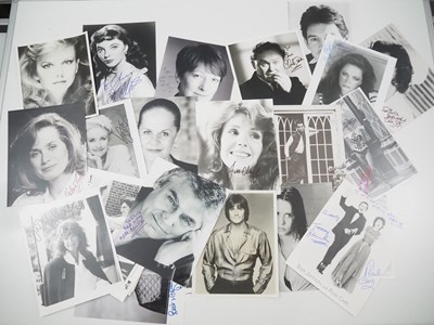 Lot 389 - A selection of signed 10" x 8" black/white...