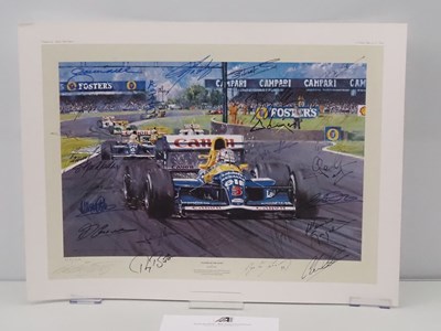 Lot 396 - FORMULA ONE - A limited edition art print by...