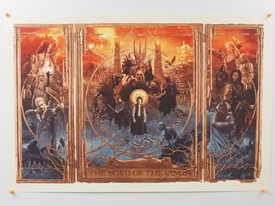 Lot 452 - THE LORD OF THE RINGS - TRIPTYCH (2020) -...