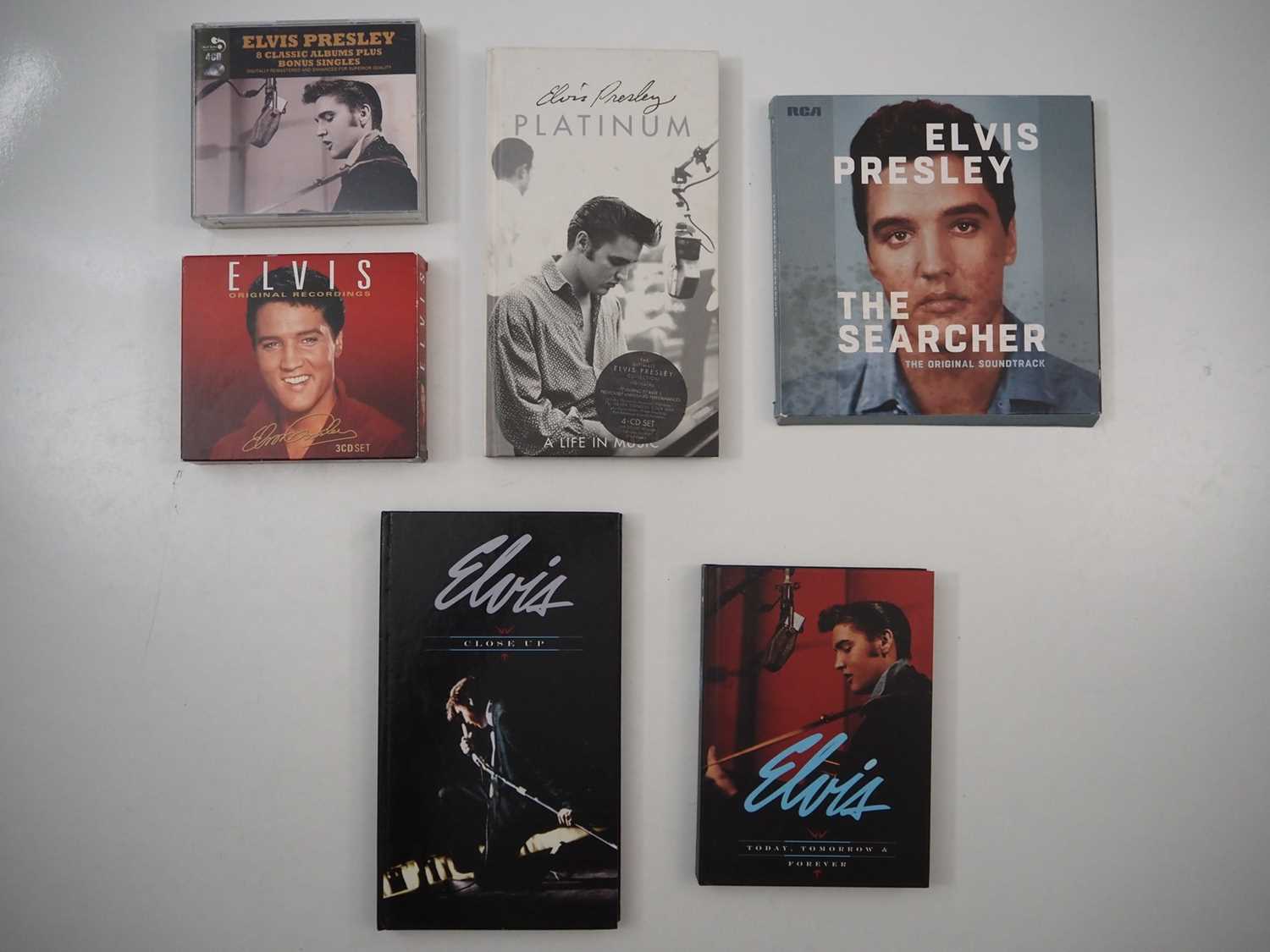 Lot 475 - A collection of six ELVIS PRESLEY CD box sets...