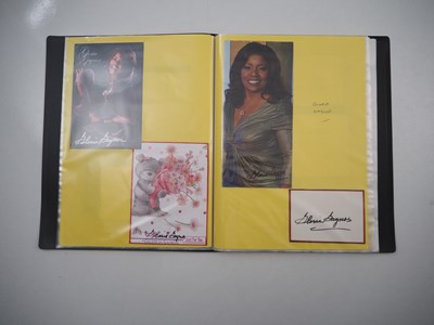 Lot 477 - A folder containing 69 hand-signed autographs...