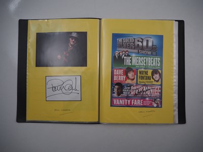 Lot 477 - A folder containing 69 hand-signed autographs...