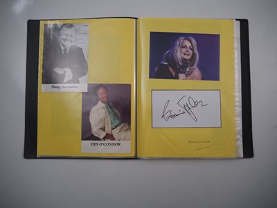 Lot 477 - A folder containing 69 hand-signed autographs...