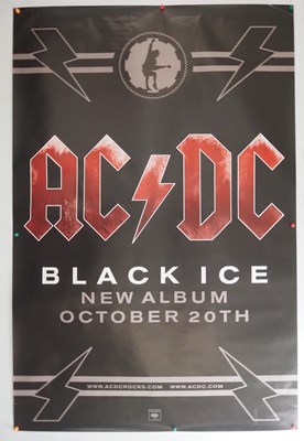 Lot 478 - AC/DC - BLACK ICE (2008) - A 60" x 40"...