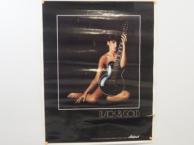 Lot 494 - An advertising poster for Aria Guitars for...