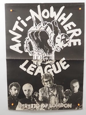 Lot 495 - ANTI NOWHERE LEAGUE –'STREETS OF LONDON / SO...