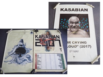 Lot 517 - KASABIAN - A group of 60" x 40" promotional...