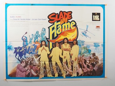 Lot 534 - SLADE - SLADE IN FLAME (1975) - UK Quad film...