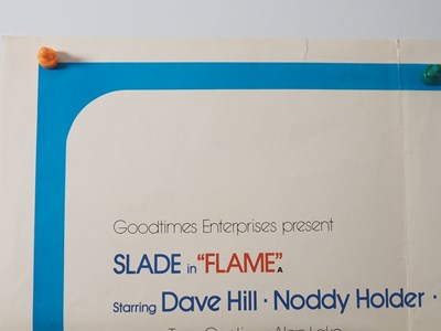 Lot 534 - SLADE - SLADE IN FLAME (1975) - UK Quad film...