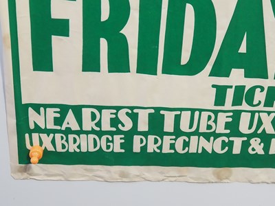 Lot 538 - THE ADVERTS (1978) - A UK Quad concert poster...
