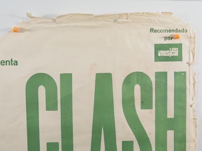 Lot 545 - THE CLASH – An original concert poster for...