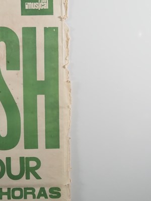 Lot 545 - THE CLASH – An original concert poster for...
