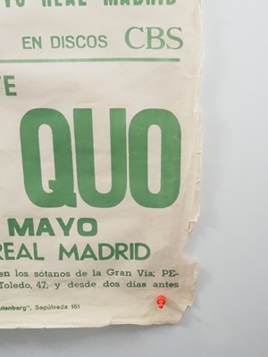 Lot 545 - THE CLASH – An original concert poster for...