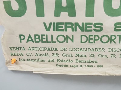Lot 545 - THE CLASH – An original concert poster for...