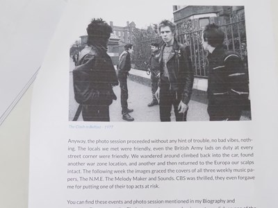 Lot 547 - THE CLASH (1977) An original Adrian Boot...