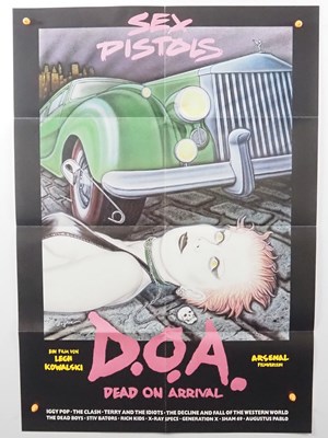 Lot 551 - THE SEX PISTOLS: D.O.A. (1980) German A1 film...