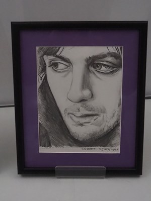 Lot 568 - PINK FLOYD: A group of framed and glazed...