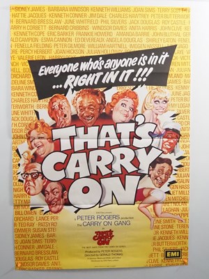 Lot 58 - THAT’S CARRY ON! (1977) - A one sheet film...