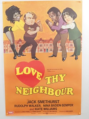 Lot 74 - LOVE THY NEIGHBOUR (1973) - UK one sheet (rolled)