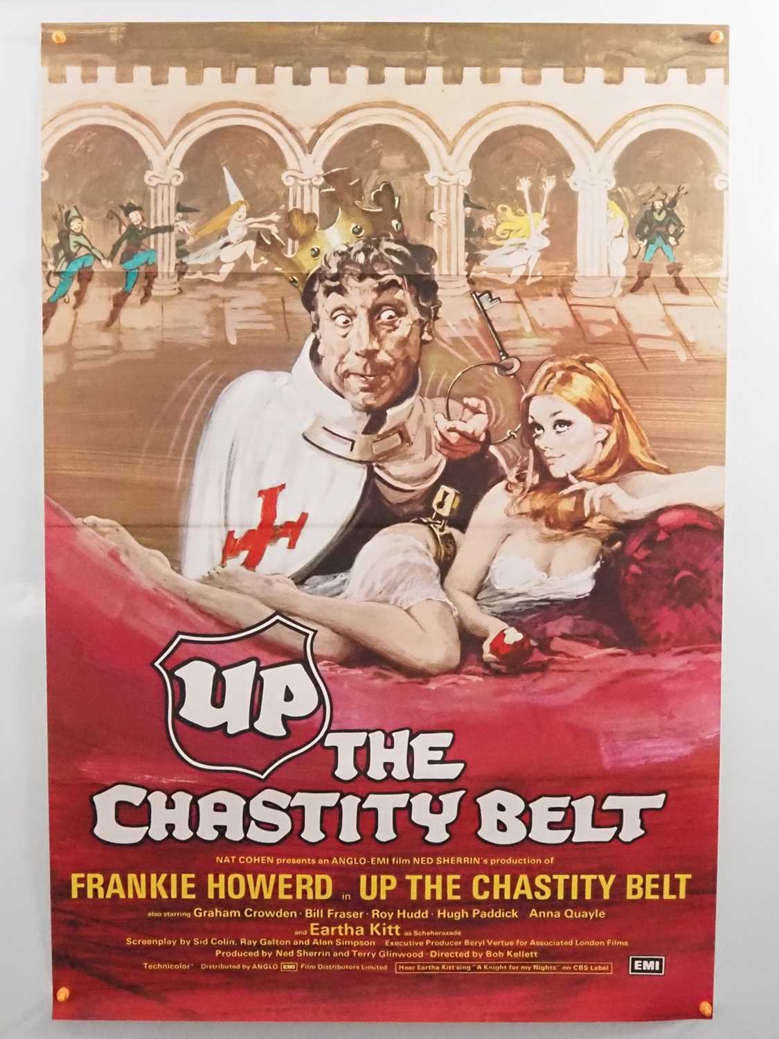 Lot 87 - UP THE CHASTITY BELT (1971) - A one sheet film...