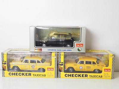 Lot 4 - A group of 1:18 scale diecast models by SUN...