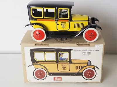 Lot 9 - A group of plastic and tin plate models of...