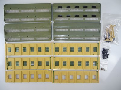 Lot 584 - A pair of unboxed HORNBY DUBLO engine shed...