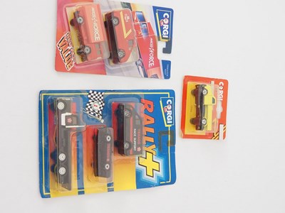 Lot 44 - A mixed group of boxed diecast vans, buses,...