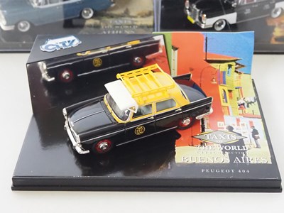 Lot 54 - A group of 1:43 scale VITESSE CITY 'Taxis of...