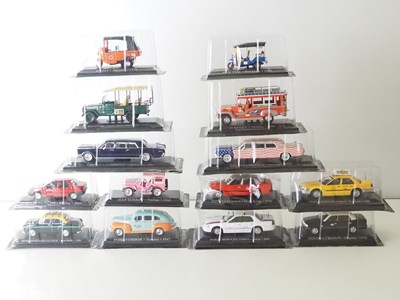 Lot 57 - A group of diecast 1:43 scale model Taxis by...